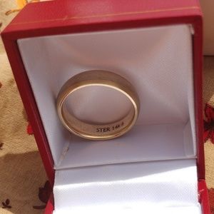 Sterling Silver Men's Wedding Band
